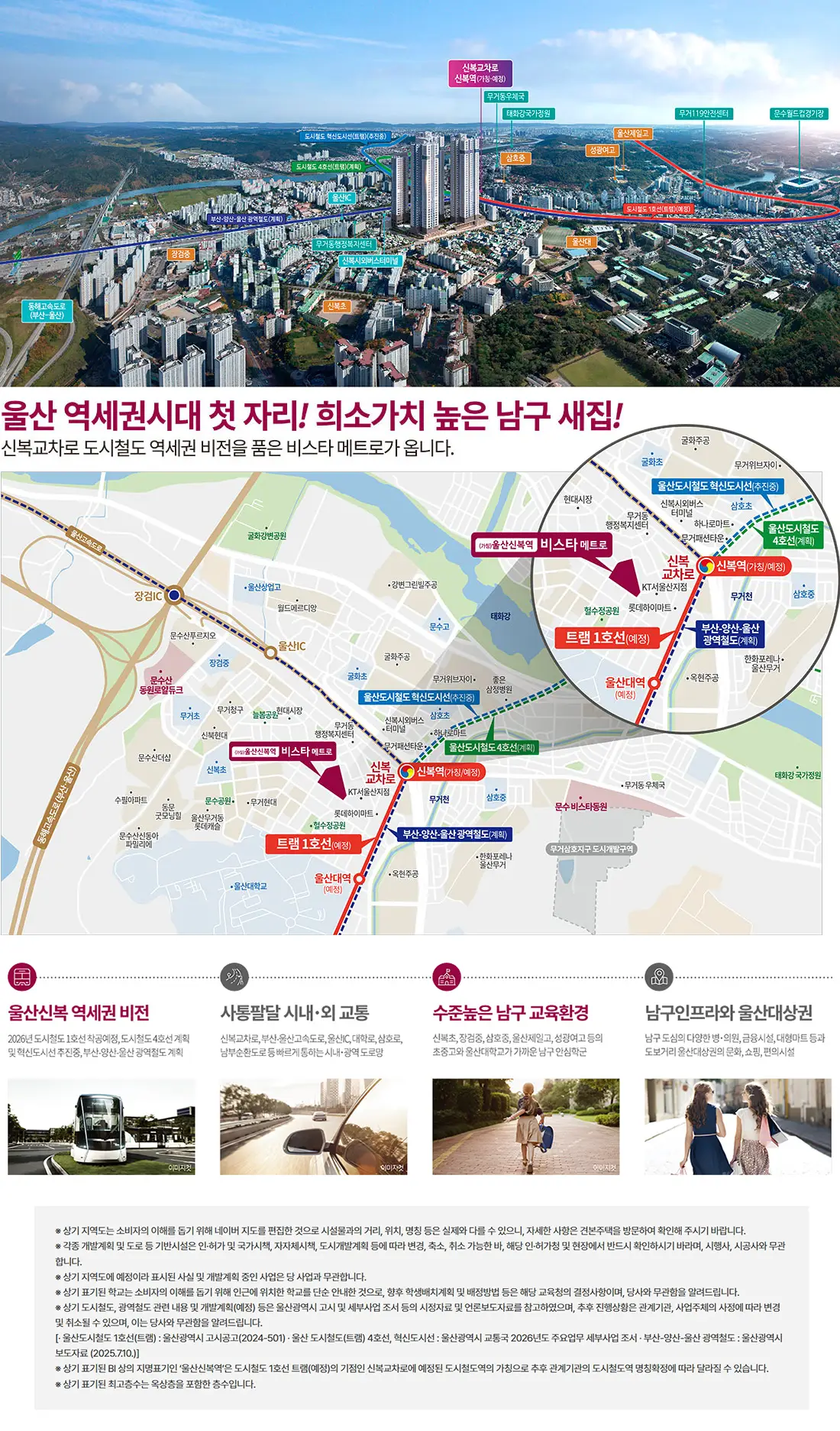 울산 비스타 메트로 모델하우스 주변 학군 분석